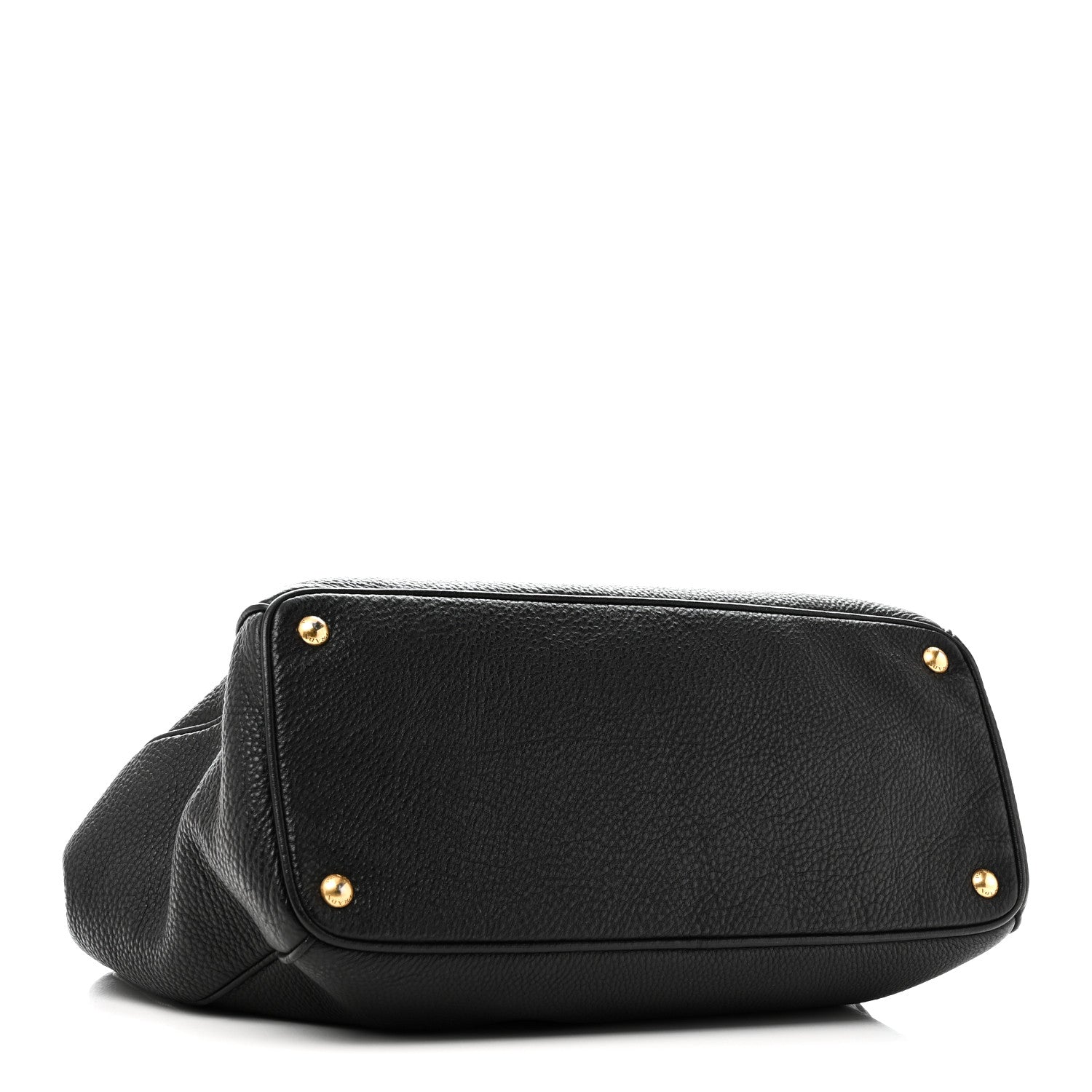 Prada Vitello Daino Tote Black 4 of 9