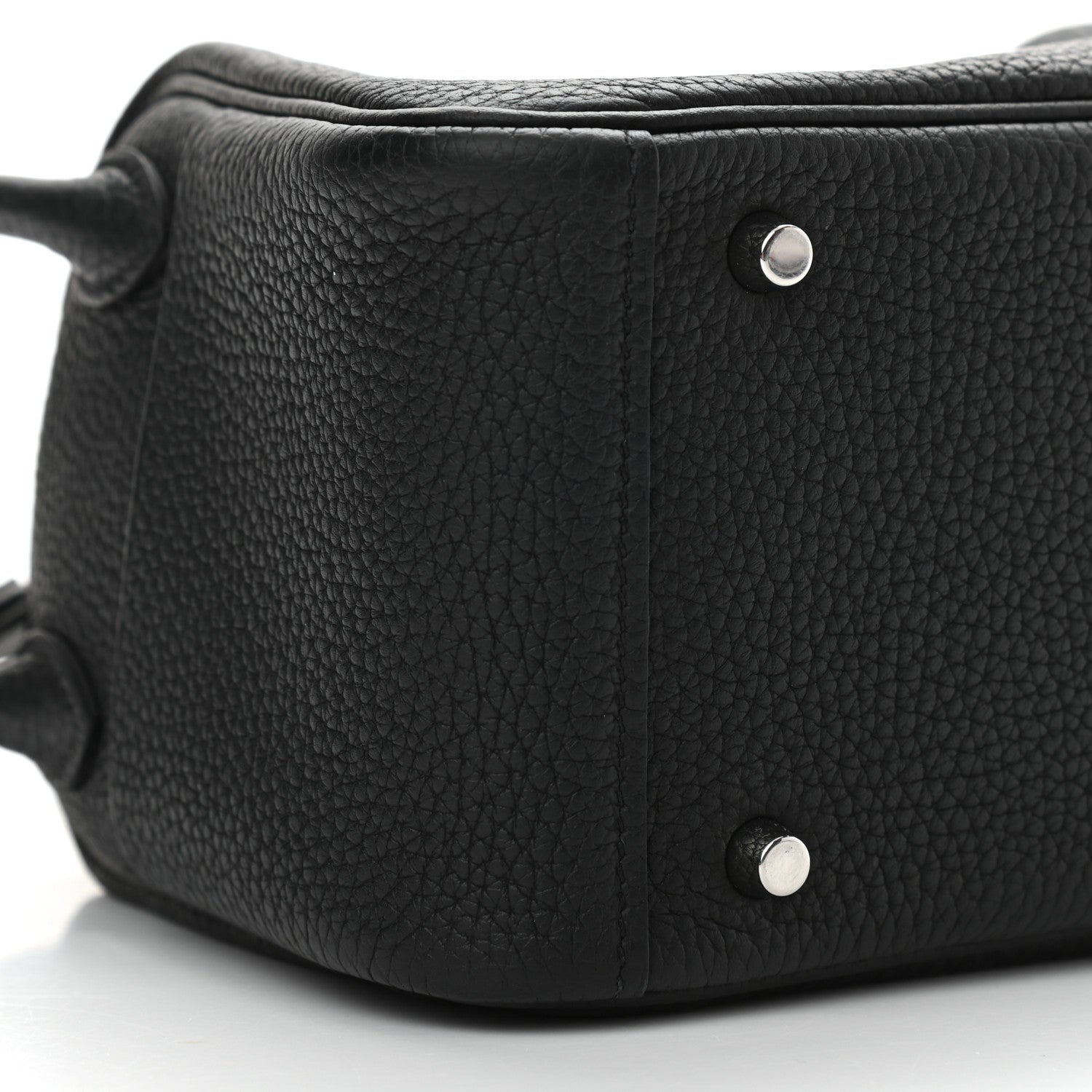Hermes Taurillon Clemence Mini Lindy 20 Black 9 of 12