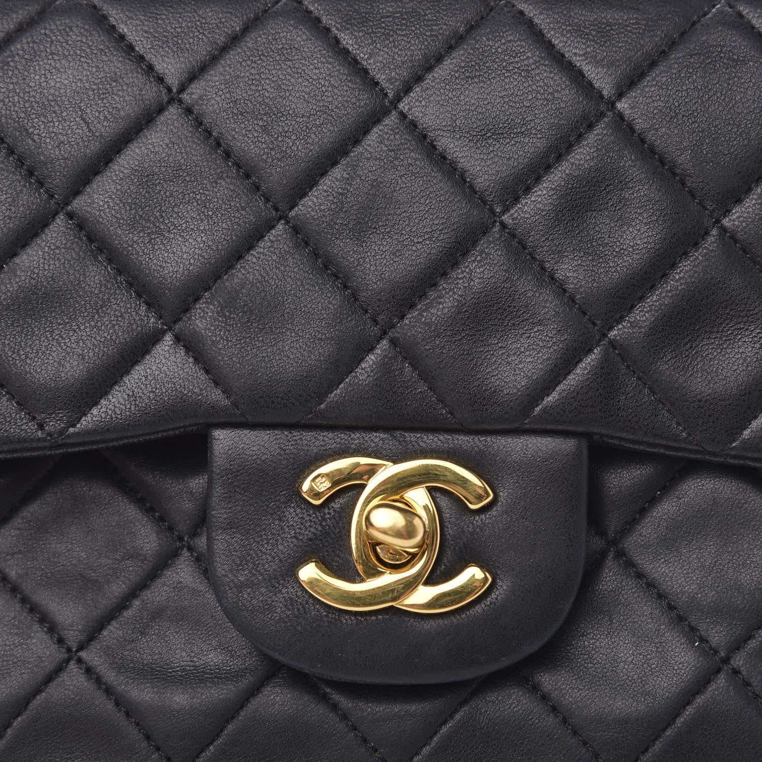 Chanel Lambskin Quilted Small Double Flap Black 16 of 16