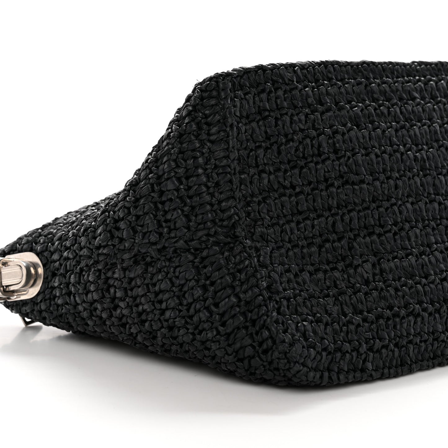 Raffia Le Crossbody Black