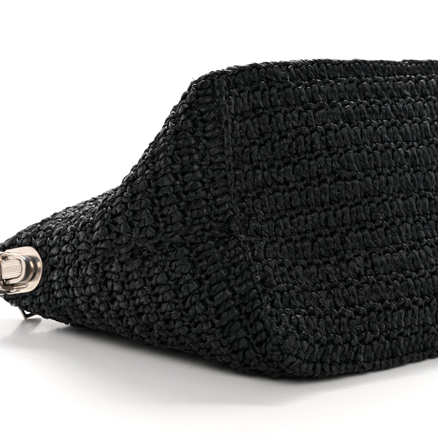Saint Laurent Raffia Le Crossbody Black 9 of 12