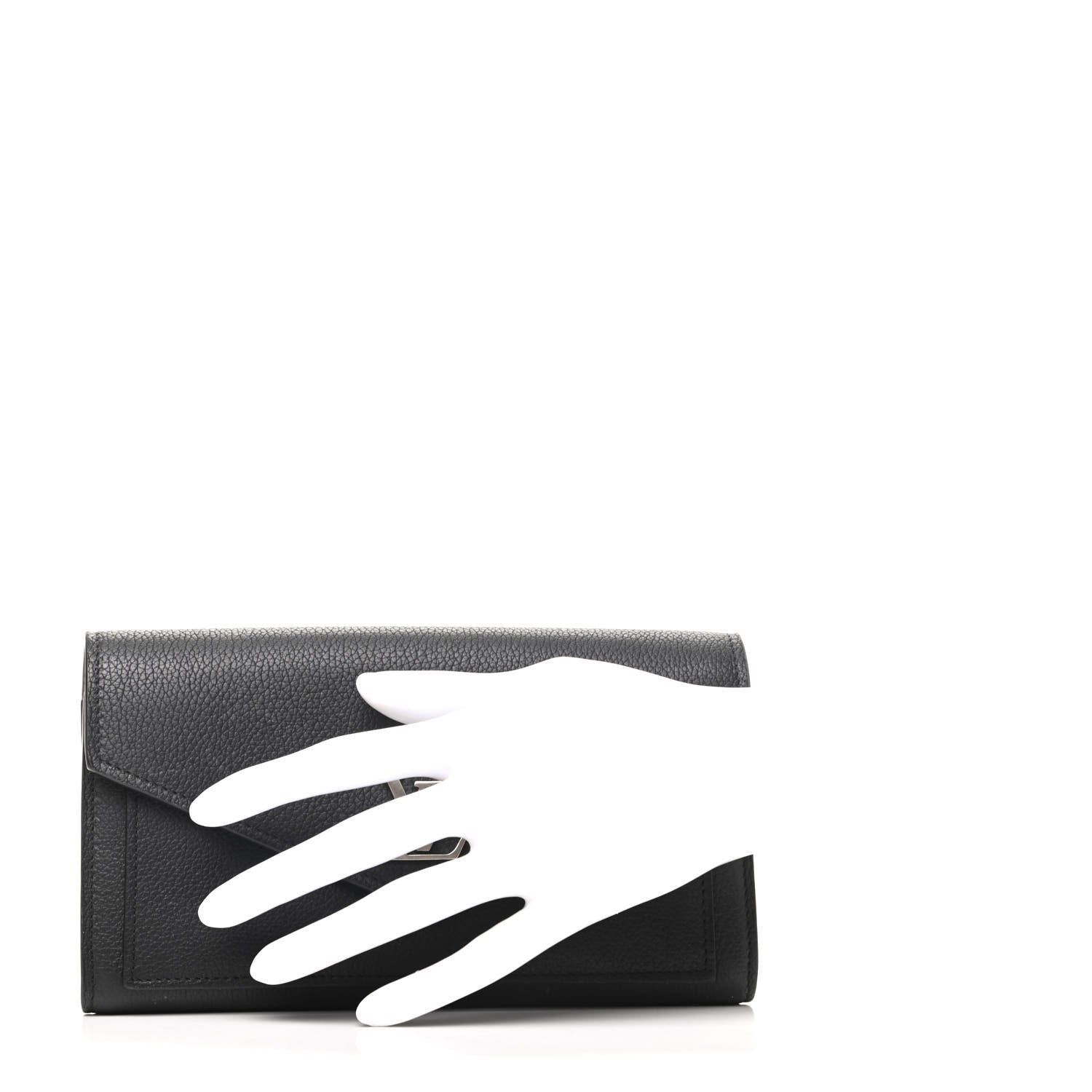 Louis Vuitton Soft Calfskin My Lockme Wallet Black 2 of 7