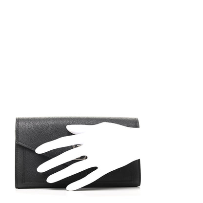 Louis Vuitton Soft Calfskin My Lockme Wallet Black 2 of 7
