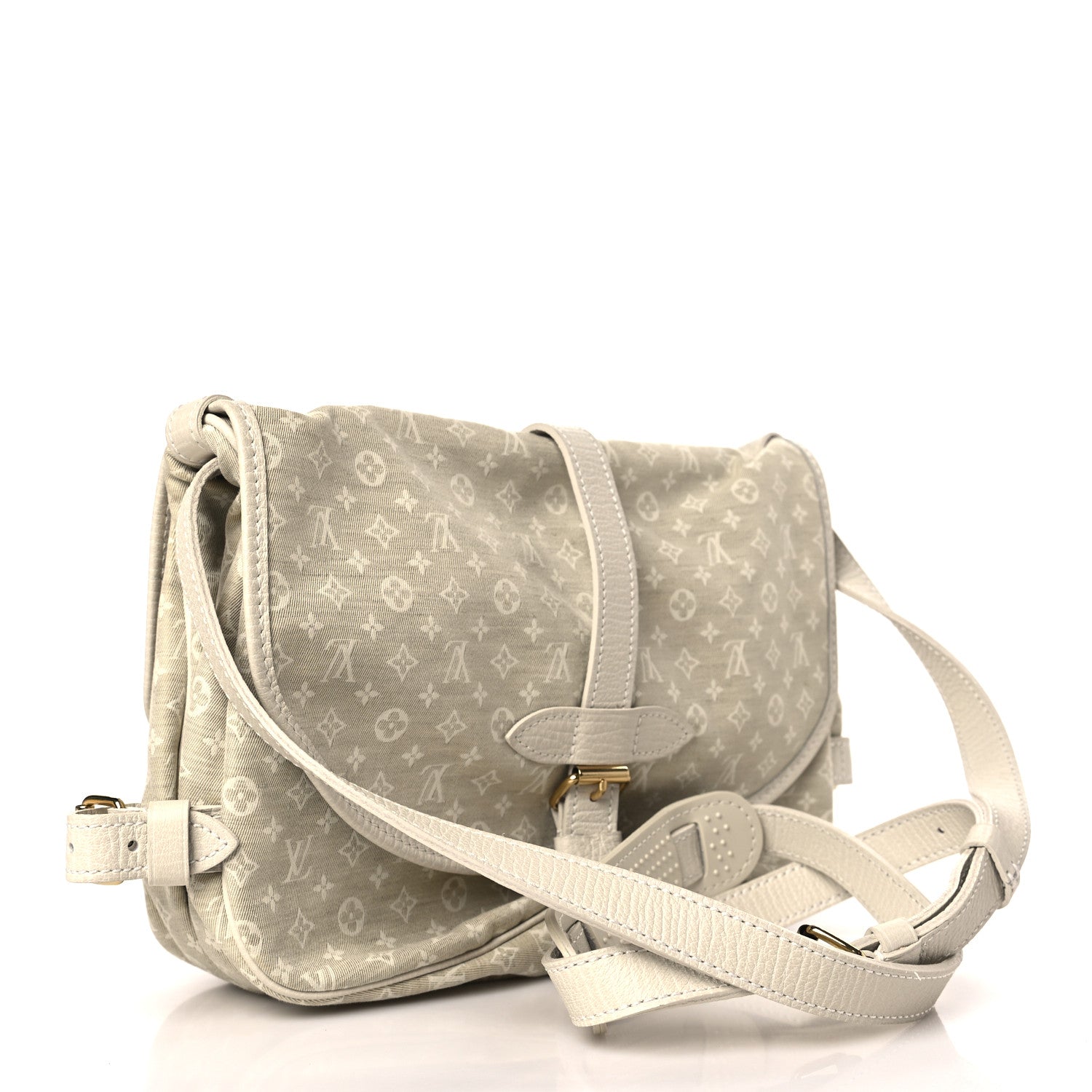 Louis Vuitton Monogram Mini Lin Saumur Dune 3 of 9