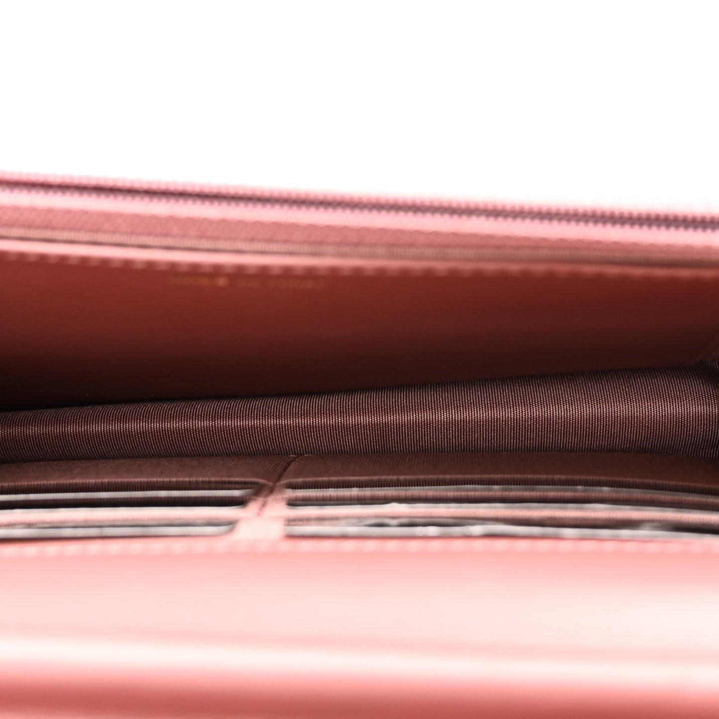 Velvet Quilted Boy Wallet On Chain WOC Pink