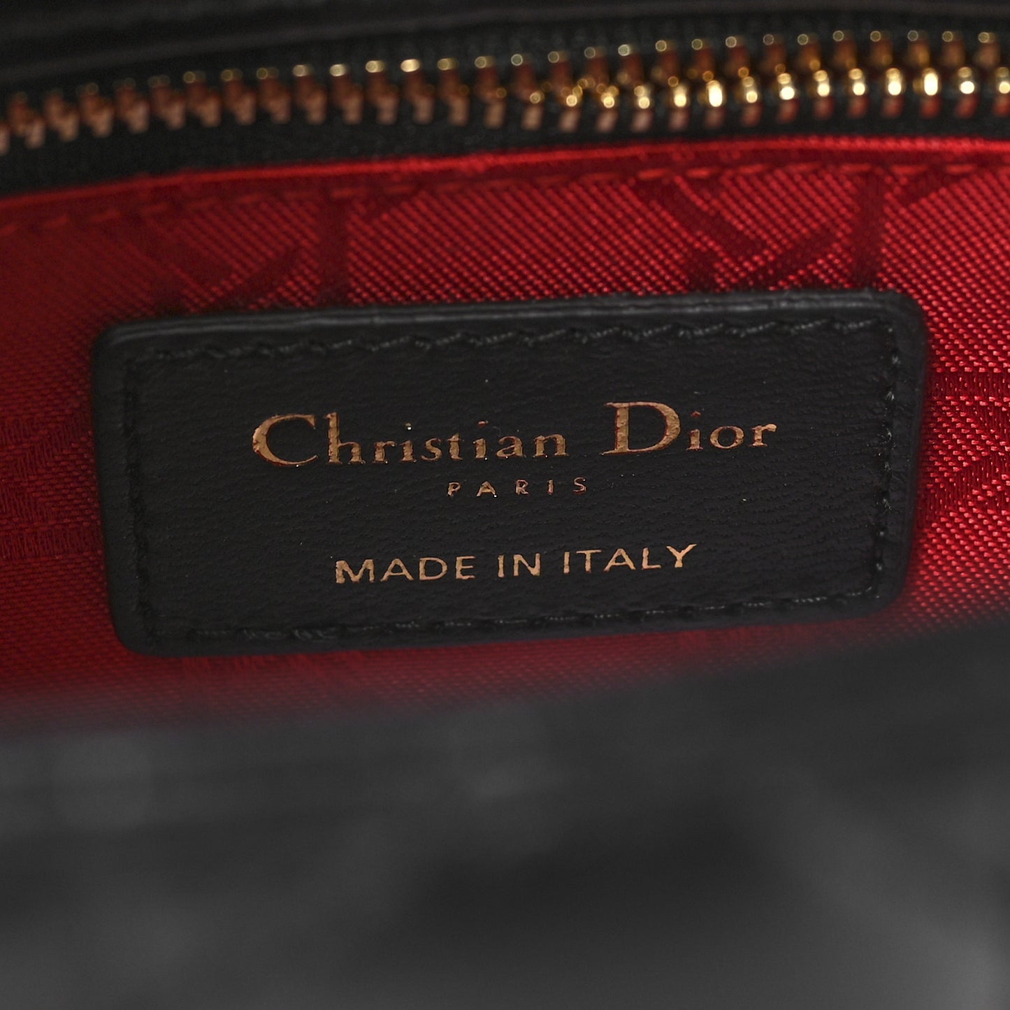 Lambskin Cannage Small My ABCDior Lady Dior Black
