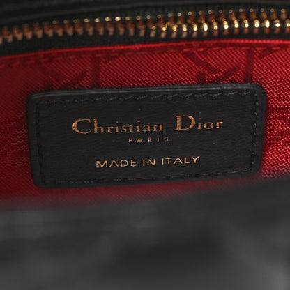 Christian Dior Lambskin Cannage Small My ABCDior Lady Dior Black 6 of 10