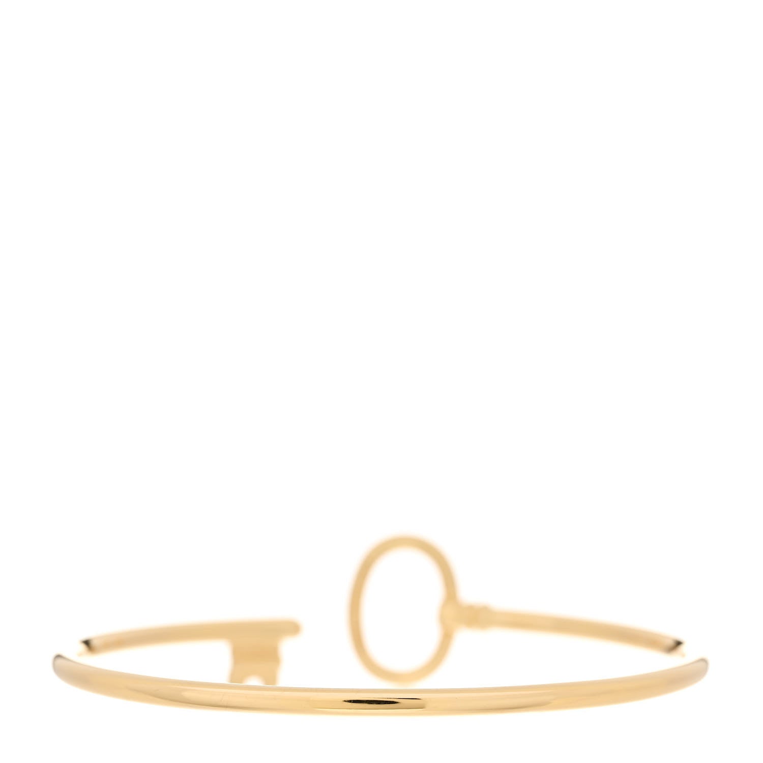 Tiffany 18K Yellow Gold Keys Wire Bracelet 2 of 4