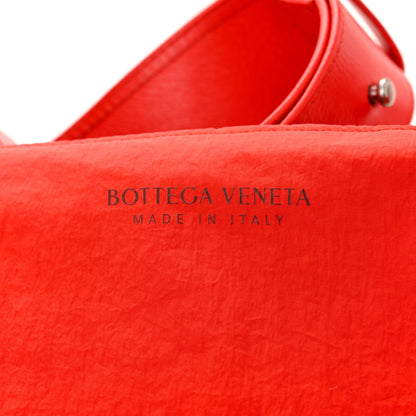 Bottega Veneta Paper Calfskin Intrecciato Stretch Cassette Bright Red 7 of 15