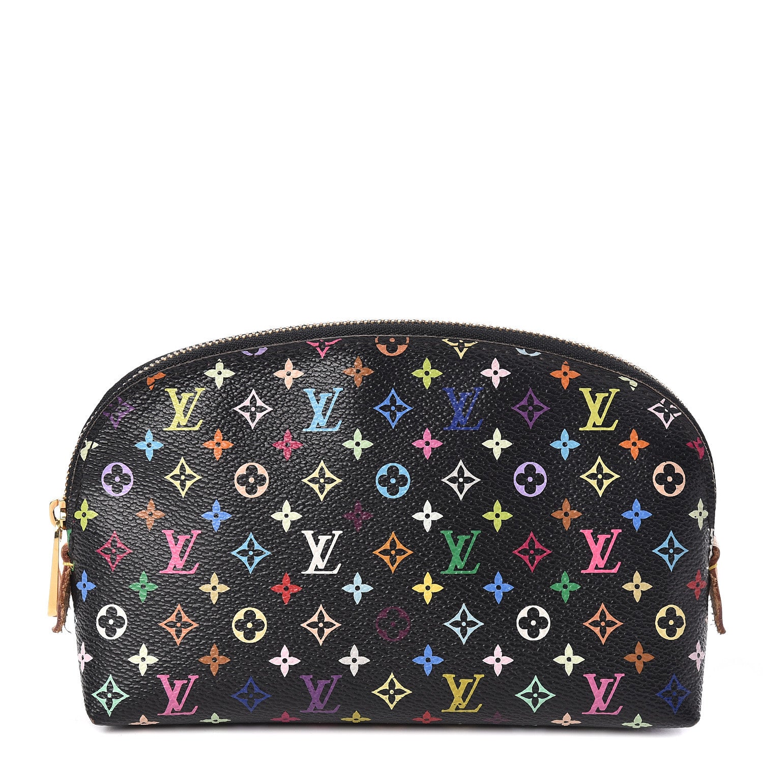 Louis Vuitton Monogram Multicolor Cosmetic Pouch Black Grenade 1 of 7