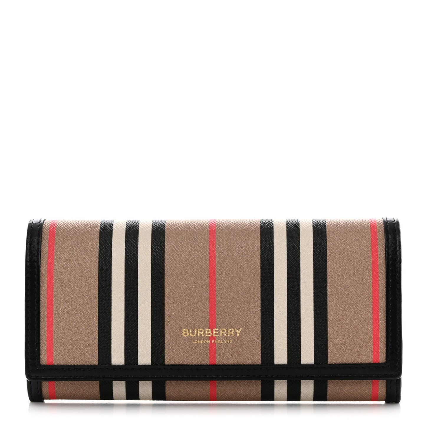 E-Canvas Icon Stripe Halton Continental Wallet Archive Beige