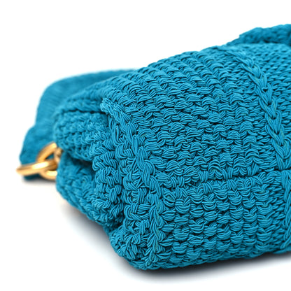 Bottega Veneta Wool Knit Lambskin Tip Shoulder Bag Duck Green 8 of 10