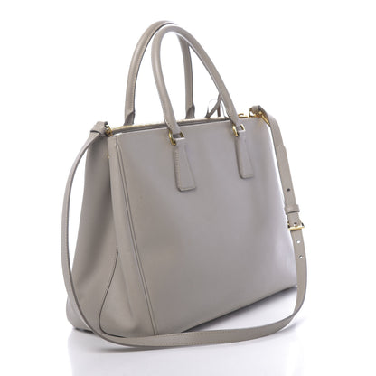Prada Saffiano Medium Galleria Double Zip Tote Pomice 4 of 20