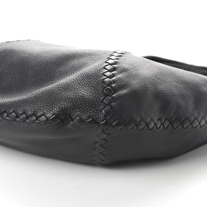 Bottega Veneta Cervo Deerskin Large Hobo Black 7 of 9