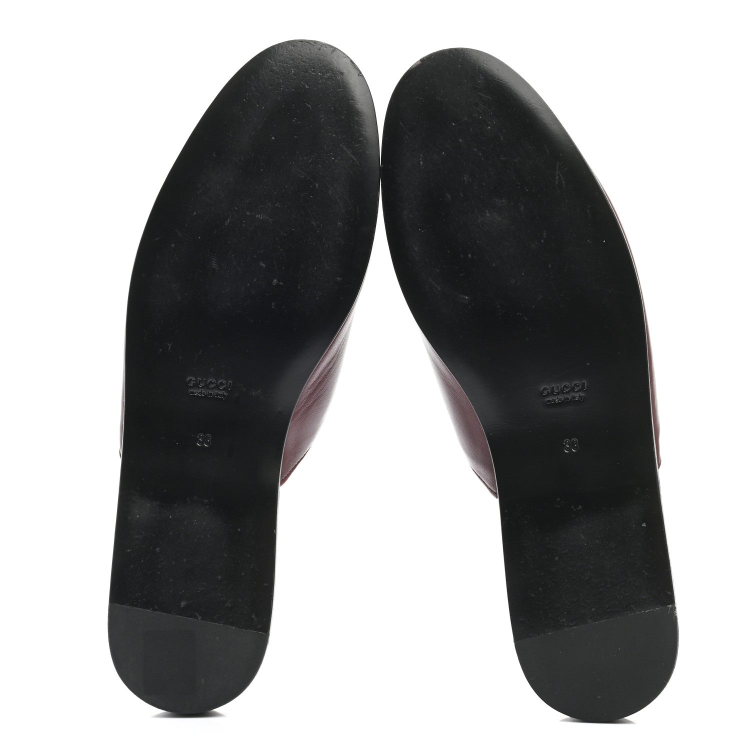 Gucci X MLB Calfskin SF Giants Embroidered Womens GG Slippers 38 Vintage Bordeaux 5 of 9