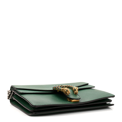 Gucci Pebbled Calfskin Small Dionysus Shoulder Bag Emerald 4 of 10