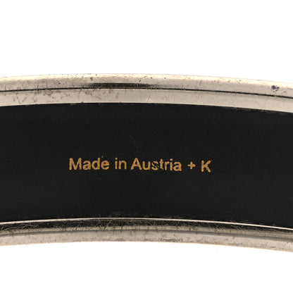 Hermes Enamel Printed Medium Moon Stars Bracelet 65 Yellow 5 of 6