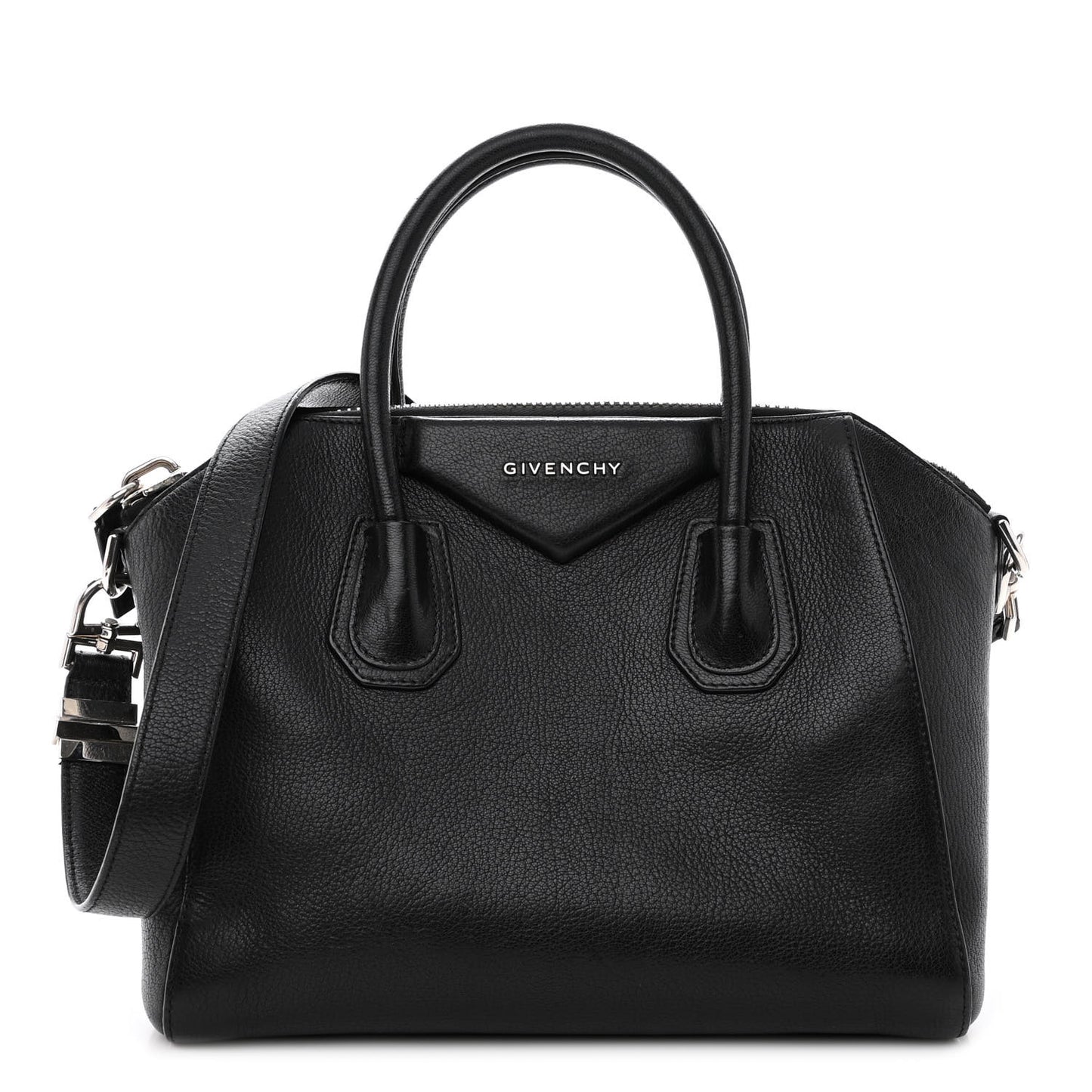 Sugar Goatskin Small Antigona Black