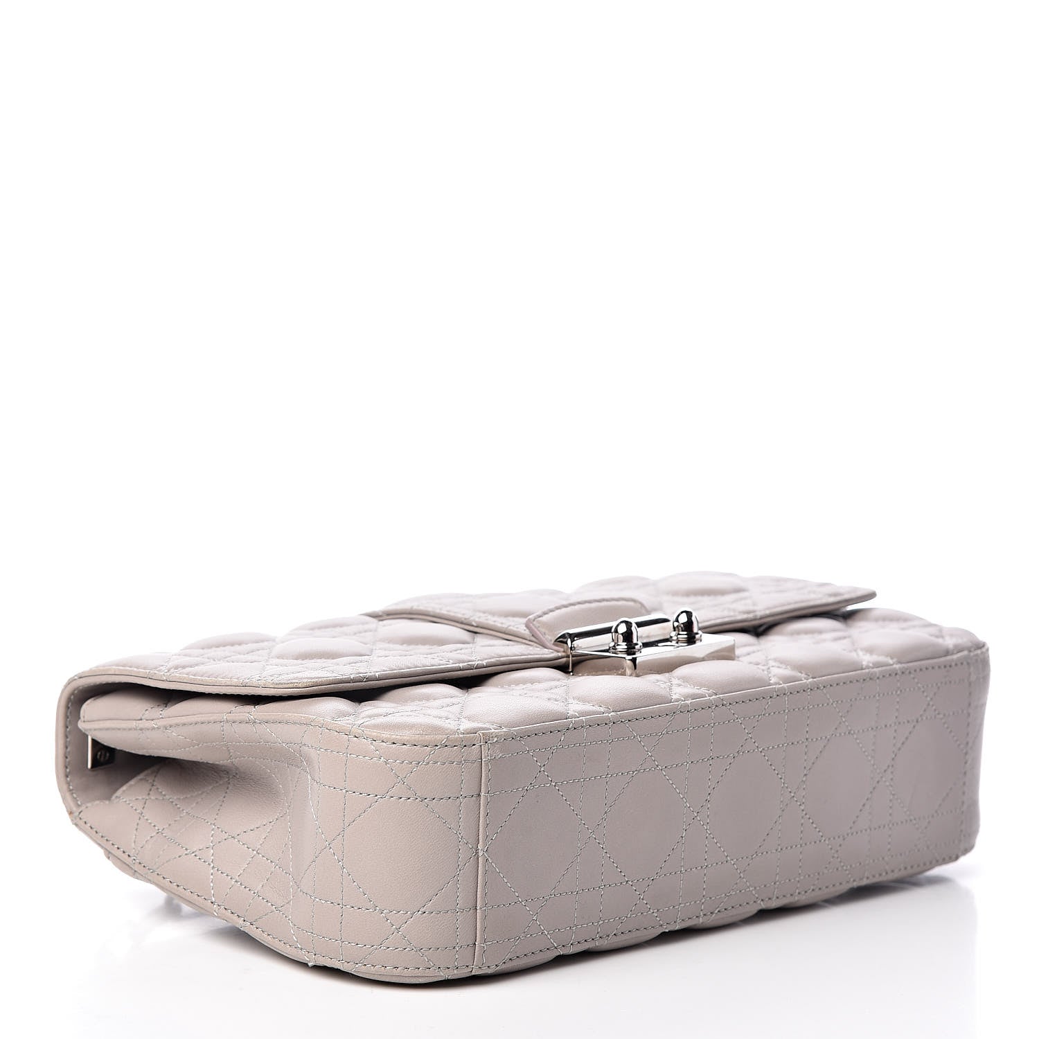 Christian Dior Lambskin Cannage Medium Miss Dior Flap Grey 4 of 15