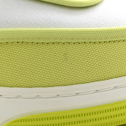 Chanel Fabric Womens Logo Sneakers 37 Green 11 of 13