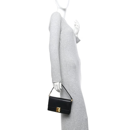 Givenchy Calfskin Small 4G Chain Shoulder Bag Black 2 of 9