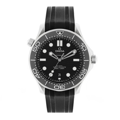 Omega Stainless Steel Rubber 42mm Seamaster Diver 300M Co-Axial Master Chronometer Automatic Watch Black 210.32.42.20.01.001 1 of 5