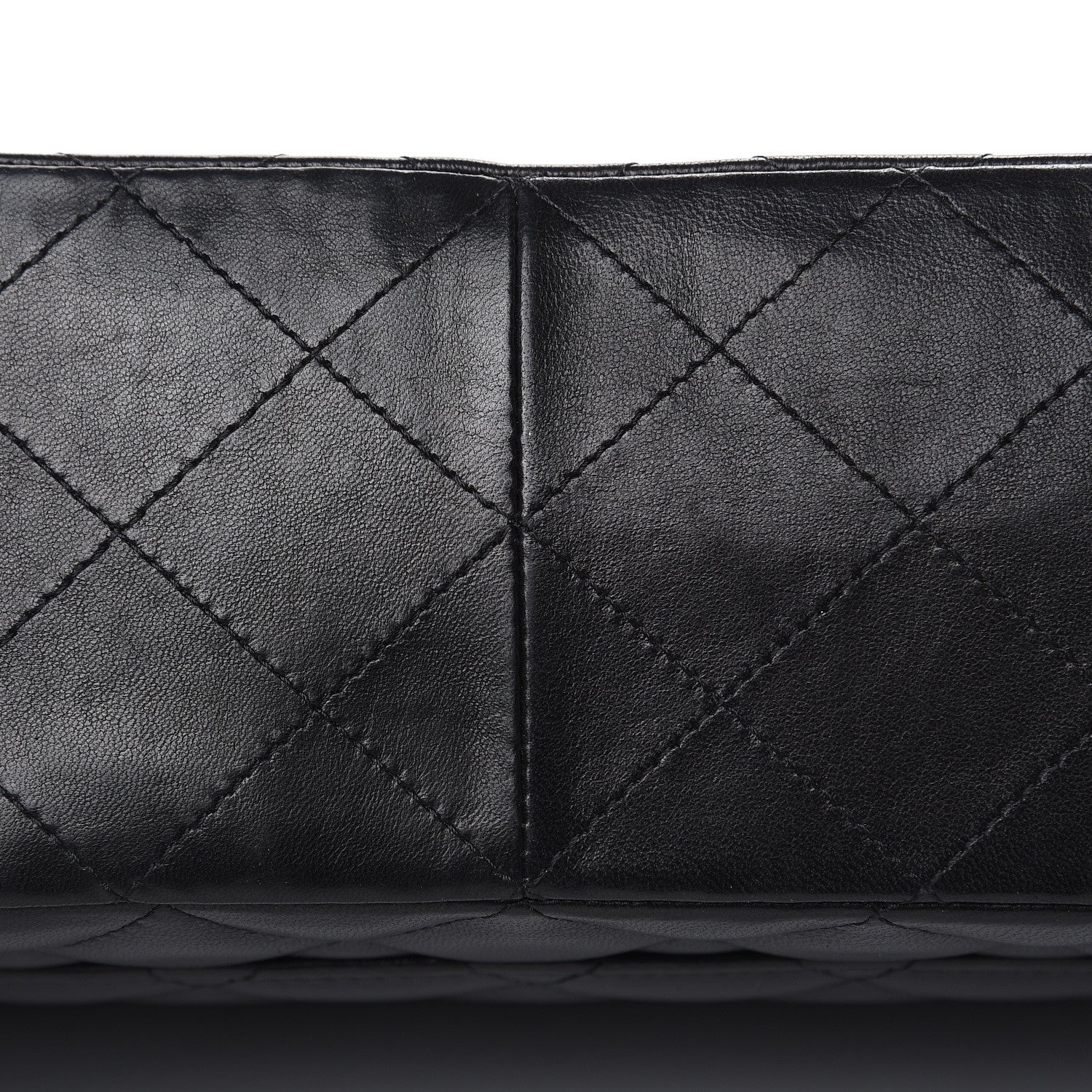 Chanel Lambskin Quilted Jumbo Single Flap Black 10 of 15