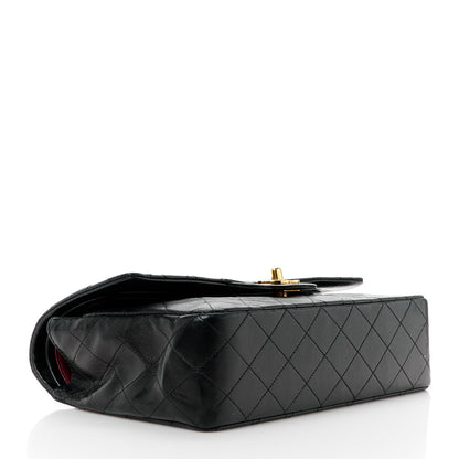 Chanel Lambskin Quilted Medium Double Flap Black 4 of 13