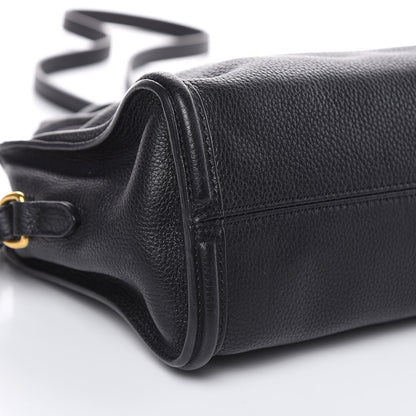 Alexander McQueen Pebbled Calfskin Mini Padlock Tote Black 8 of 10