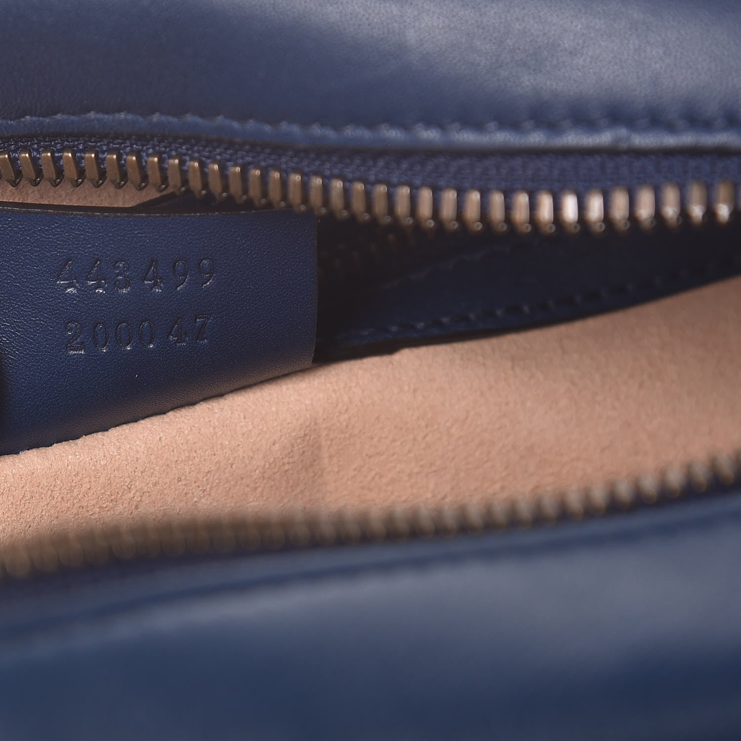Gucci Calfskin Matelasse GucciGhost Medium GG Marmont Chain Shoulder Bag Blue Agata Hibiscus Red 8 of 8