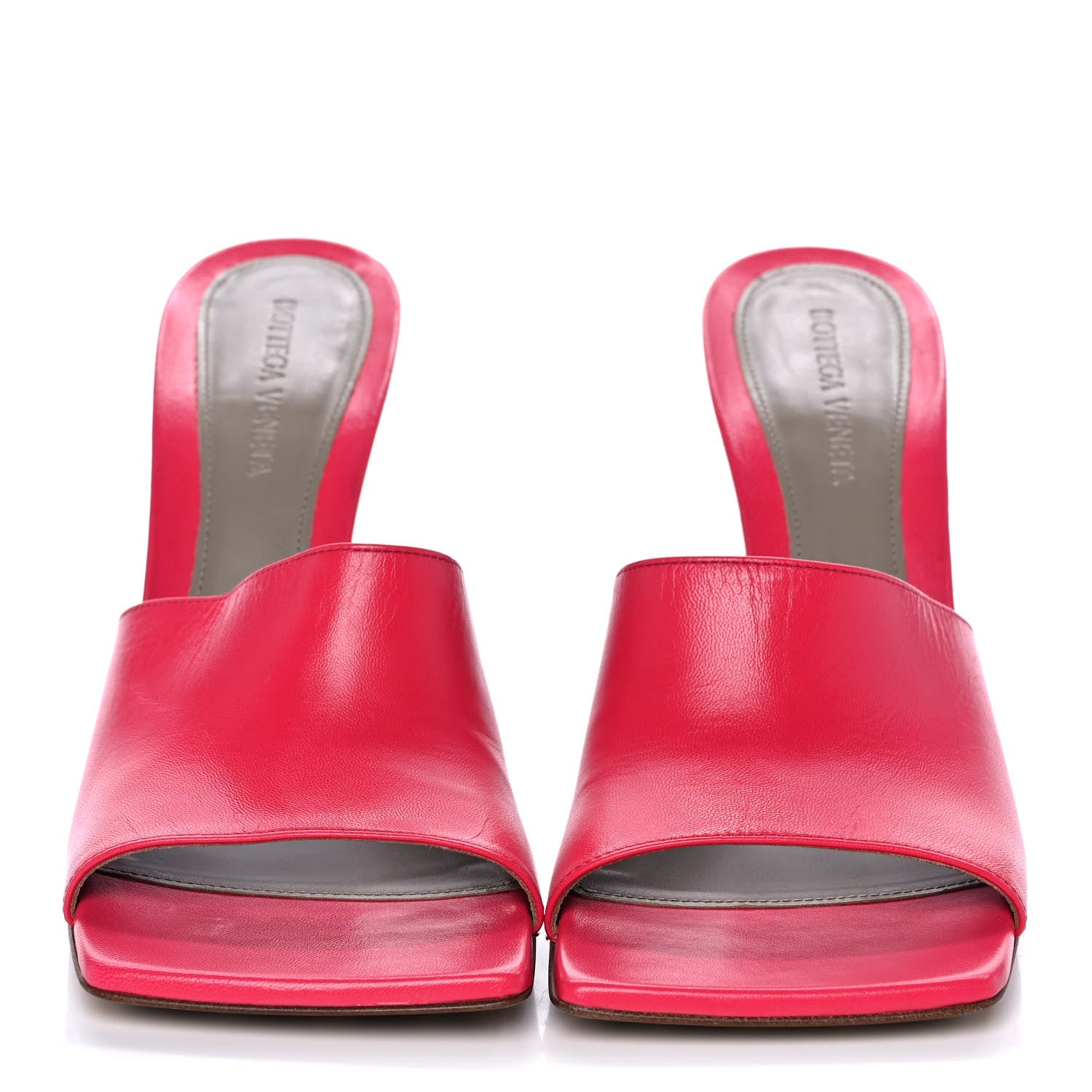 Bottega Veneta Lambskin Stretch Mule Sandals 40 Lollipop 2 of 9