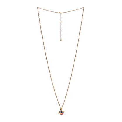 Christian Dior Metal J'adior D-Murrine Necklace Aged Gold Multicolor 3 of 4