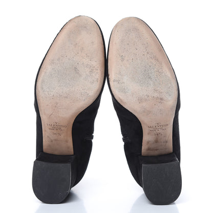 Valentino Garavani Suede Stretch 60mm Ankle Boots 36.5 Black 5 of 11
