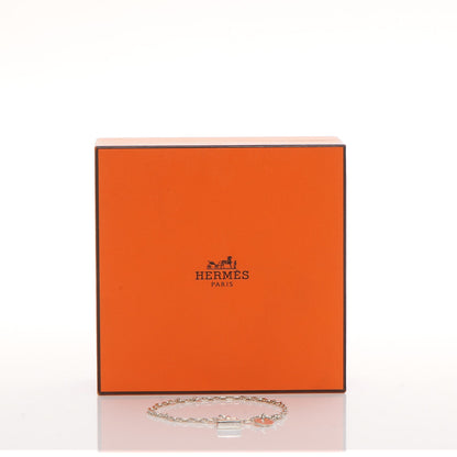 Hermes Sterling Silver Kelly Charm Bracelet 5 of 5