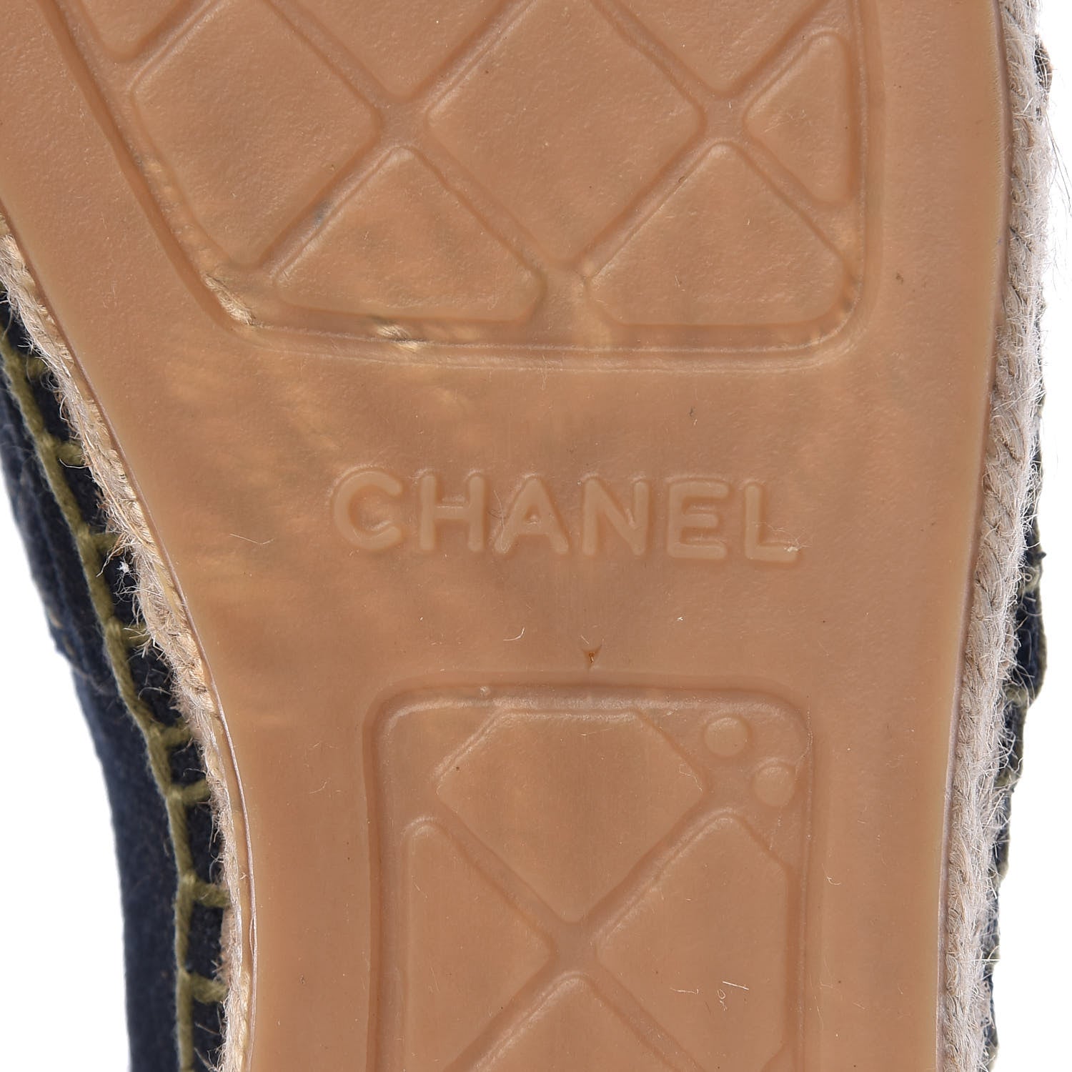 Chanel Fabric Biarritz CC Espadrilles 40 Blue Green 7 of 11