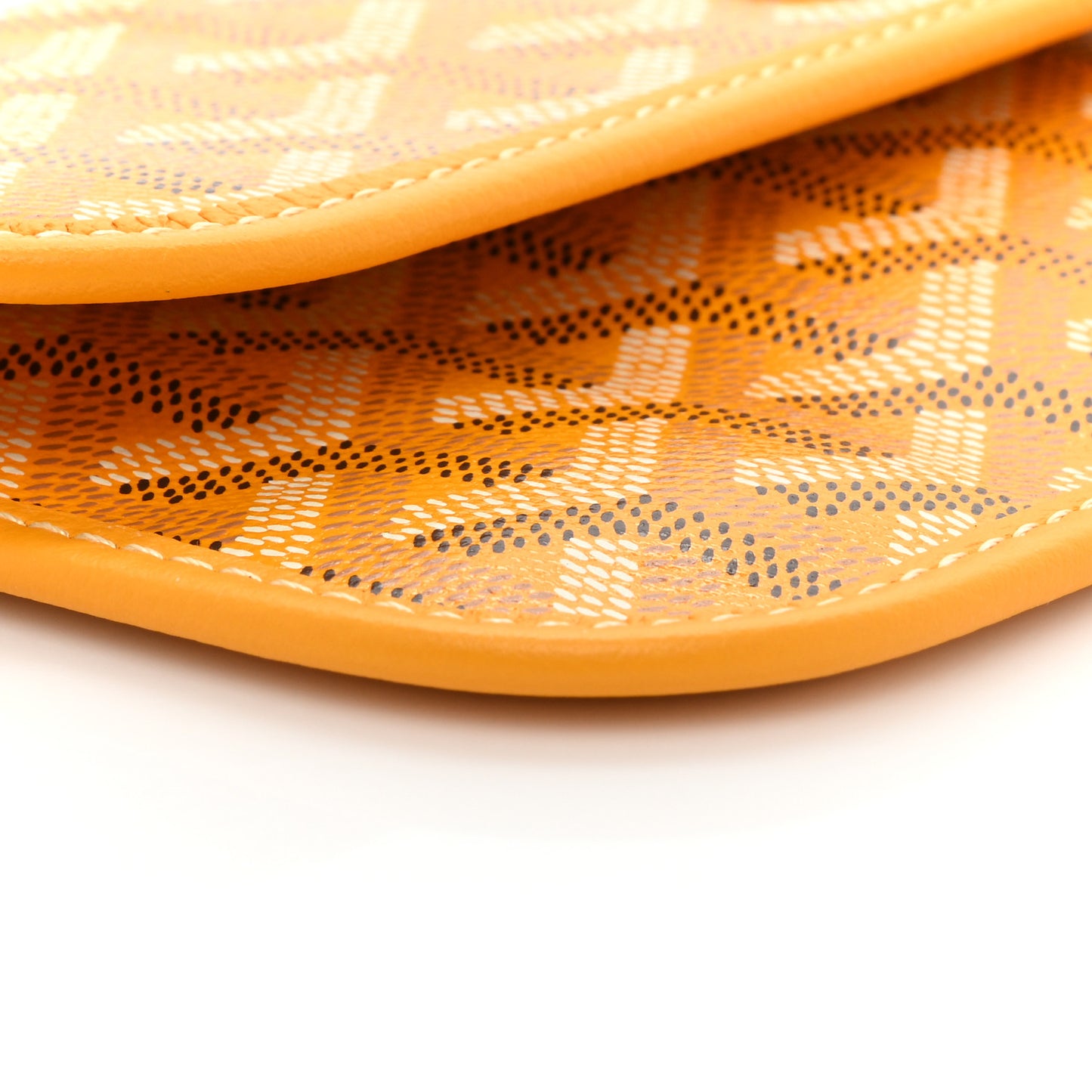 Goyardine Pouch Yellow