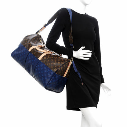 Louis Vuitton Monogram Split Keepall Bandouliere 50 Pacific Blue 2 of 8