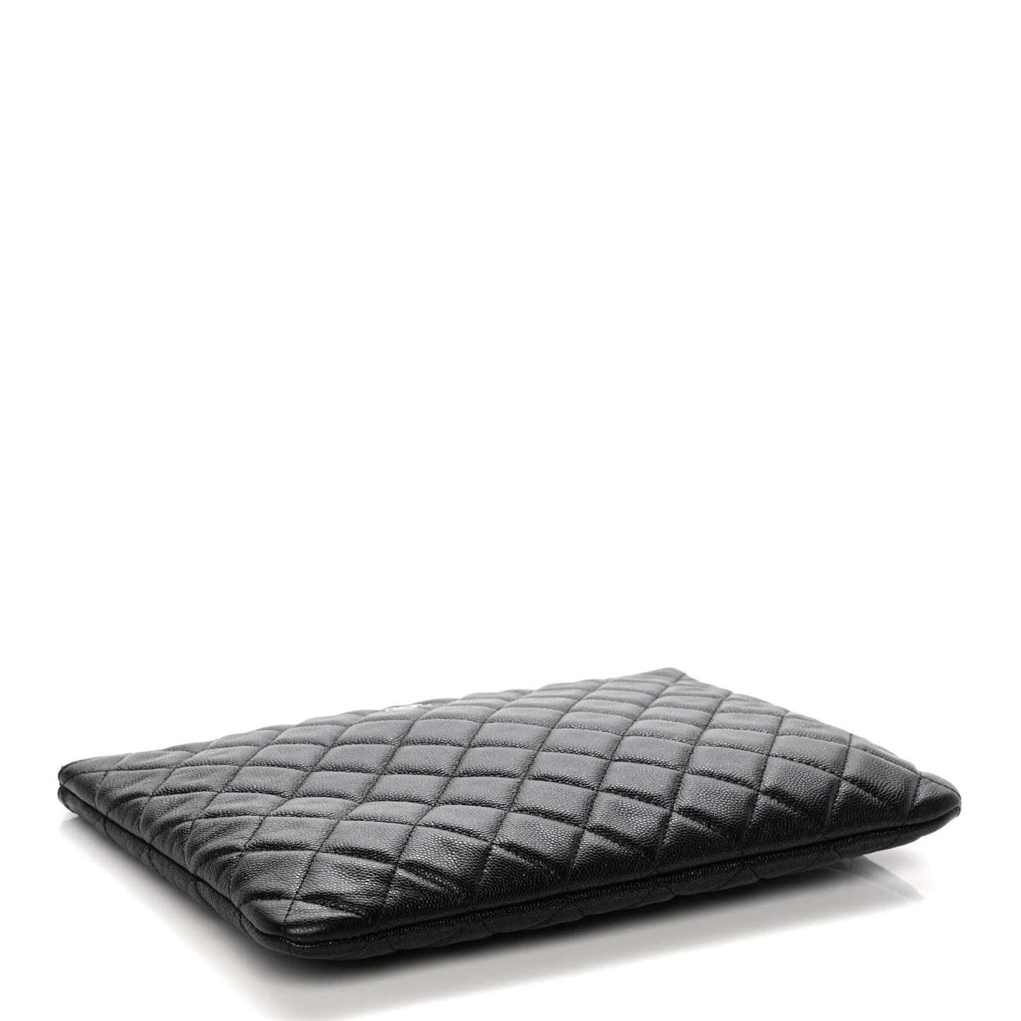 Caviar Quilted Medium Cosmetic Case Black