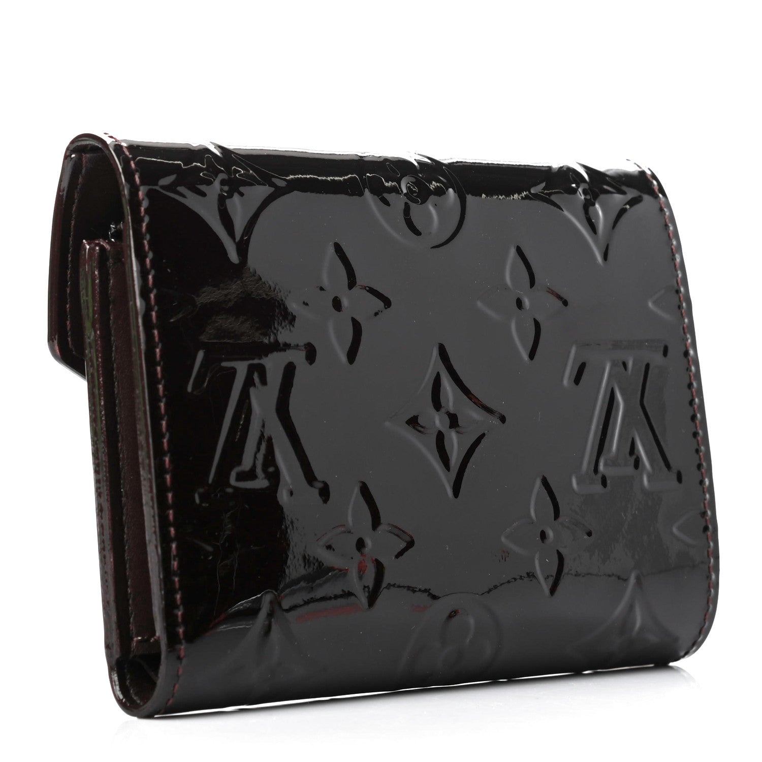 Louis Vuitton Vernis Victorine Wallet Amarante 3 of 7