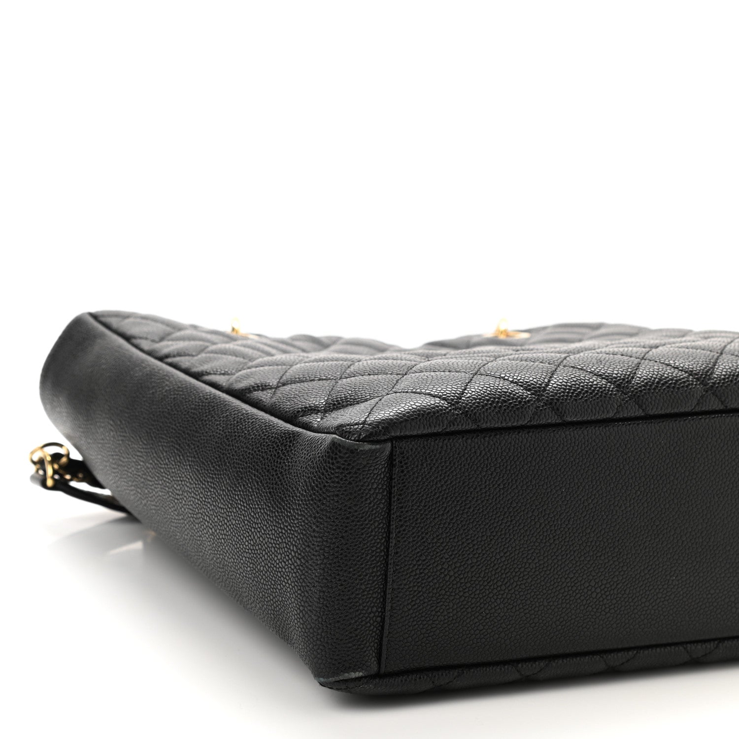 Chanel Caviar Quilted Petit Shopping Tote PST Black 9 of 10