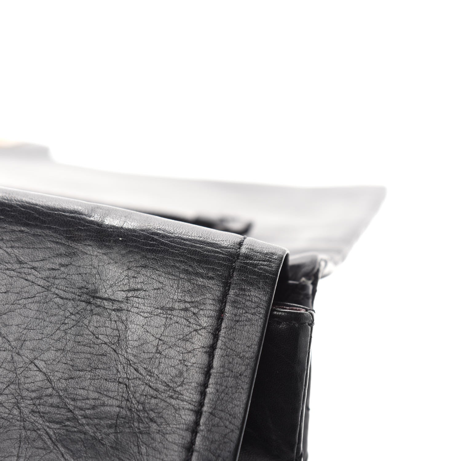 Chanel Aged Calfskin Quilted 50th Anniversary 2.55 Reissue 227 Flap Black 10 of 13
