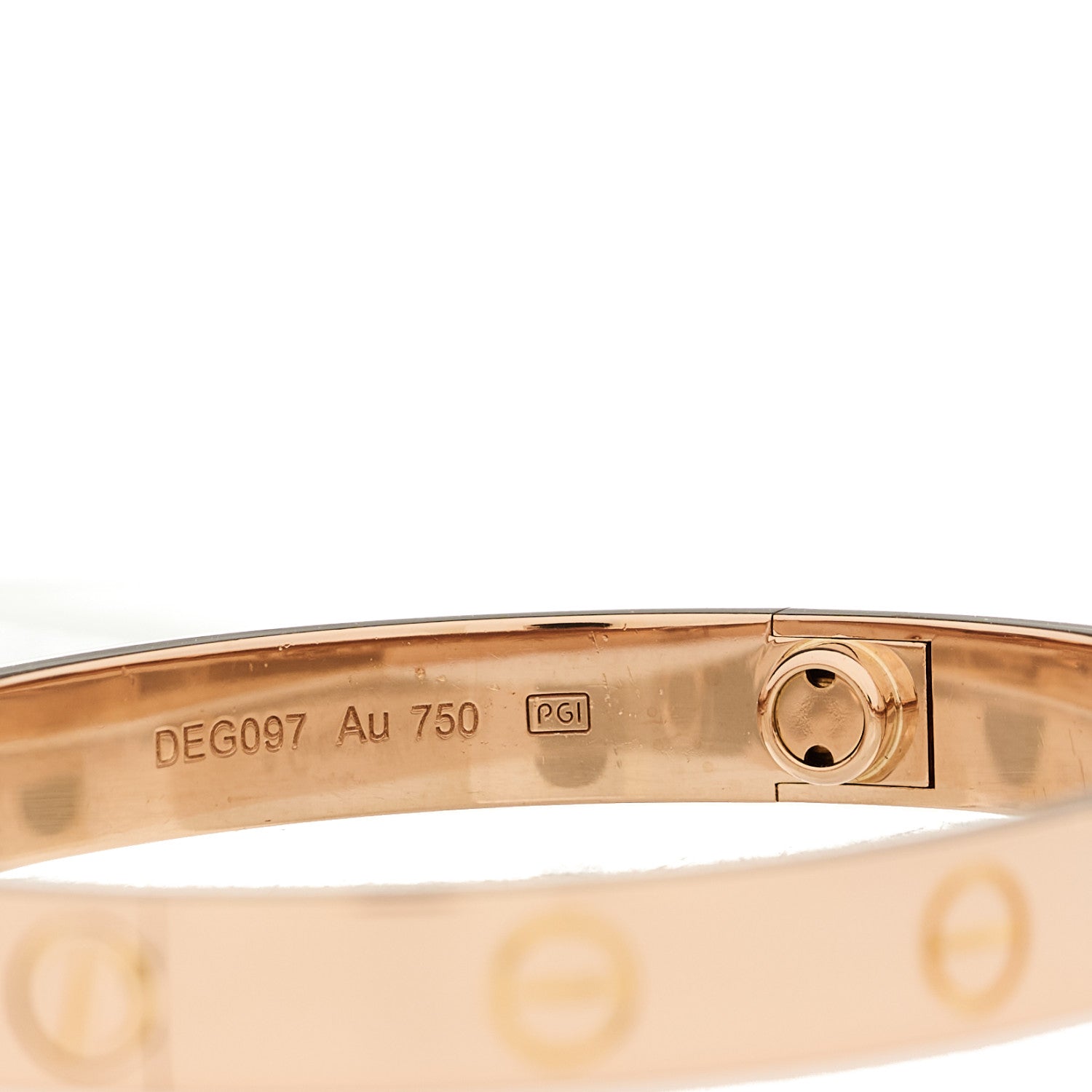 Cartier 18K Pink Gold LOVE Bracelet 16 7 of 9