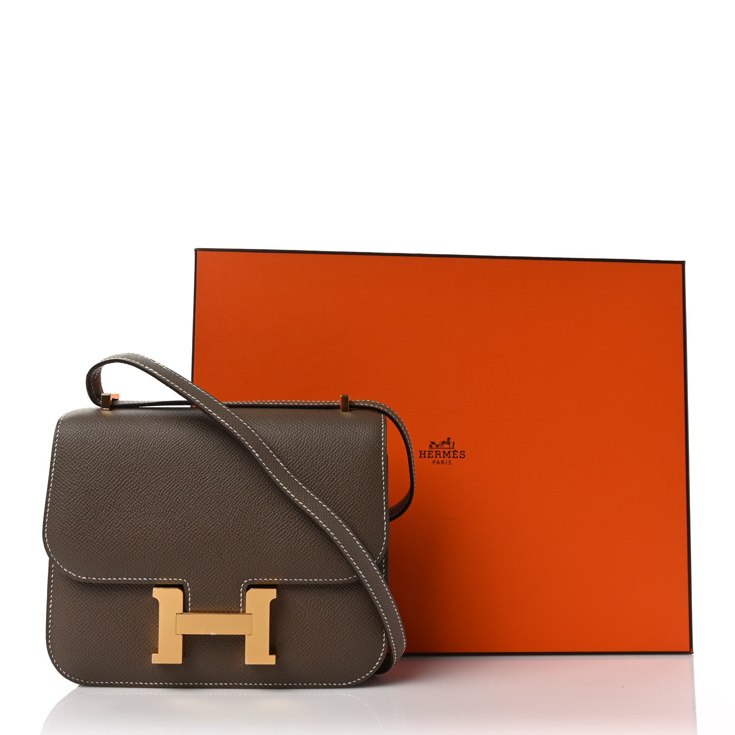Hermes Epsom Constance 18 Etoupe 9 of 9