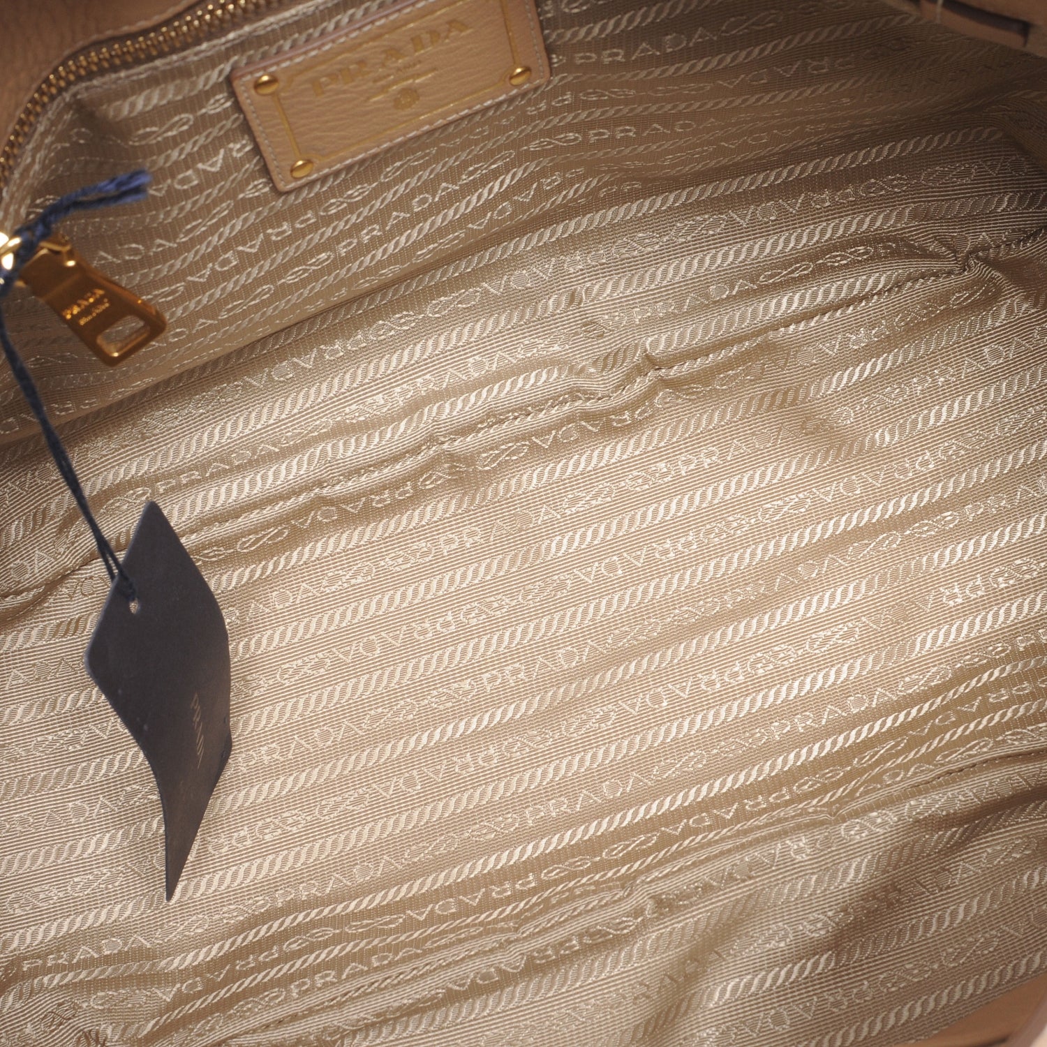Prada Vitello Daino Bag Sughero 6 of 9