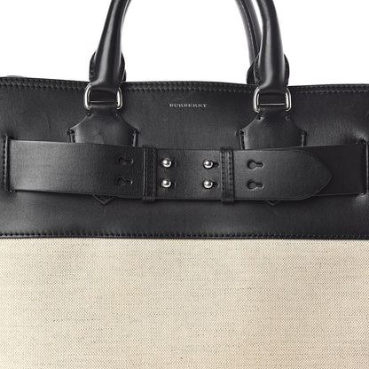 Burberry Canvas Smooth Calfskin Medium Belt Bag Black 9 of 16