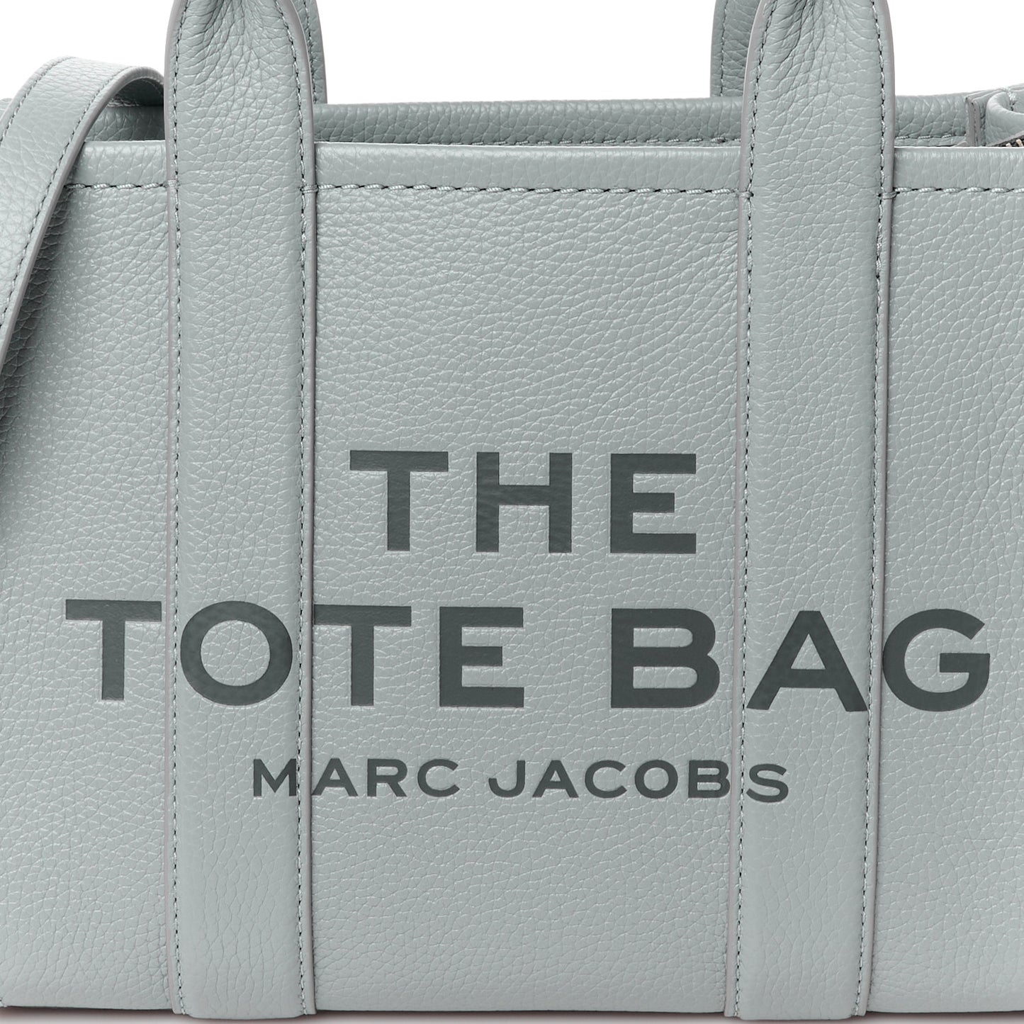 Grained Calfskin Small The Tote Bag Grey