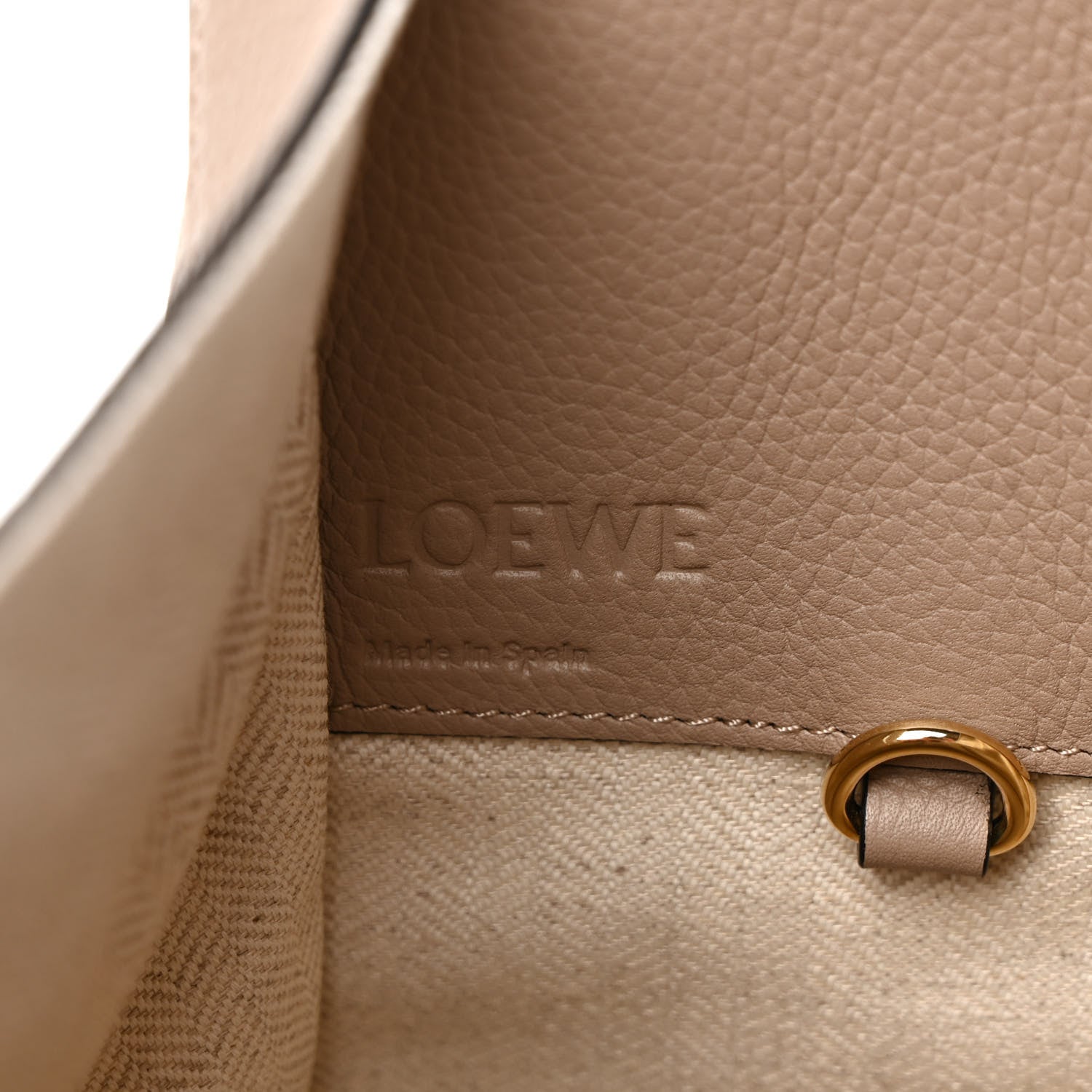 Loewe Calfskin Small Hammock Shoulder Bag Sand Mink 6 of 9