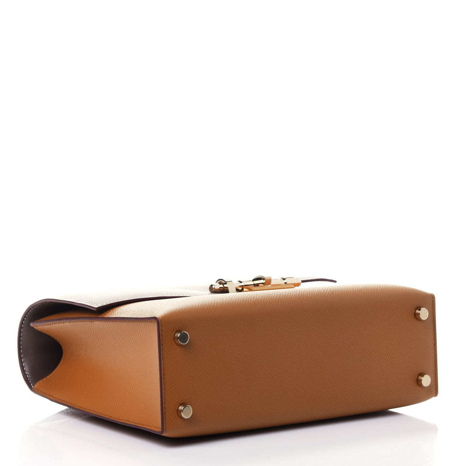 Hermes Epsom Bi-Color Verrou 21 Sesame Etoupe 3 of 4
