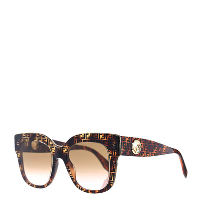 Fendi Acetate F is Fendi 51mm Cat Eye Sunglasses FF 0359/S Tortoise Camouflage 1 of 6