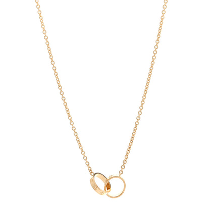 Cartier 18K Yellow Gold Interlocking LOVE Necklace 1 of 5